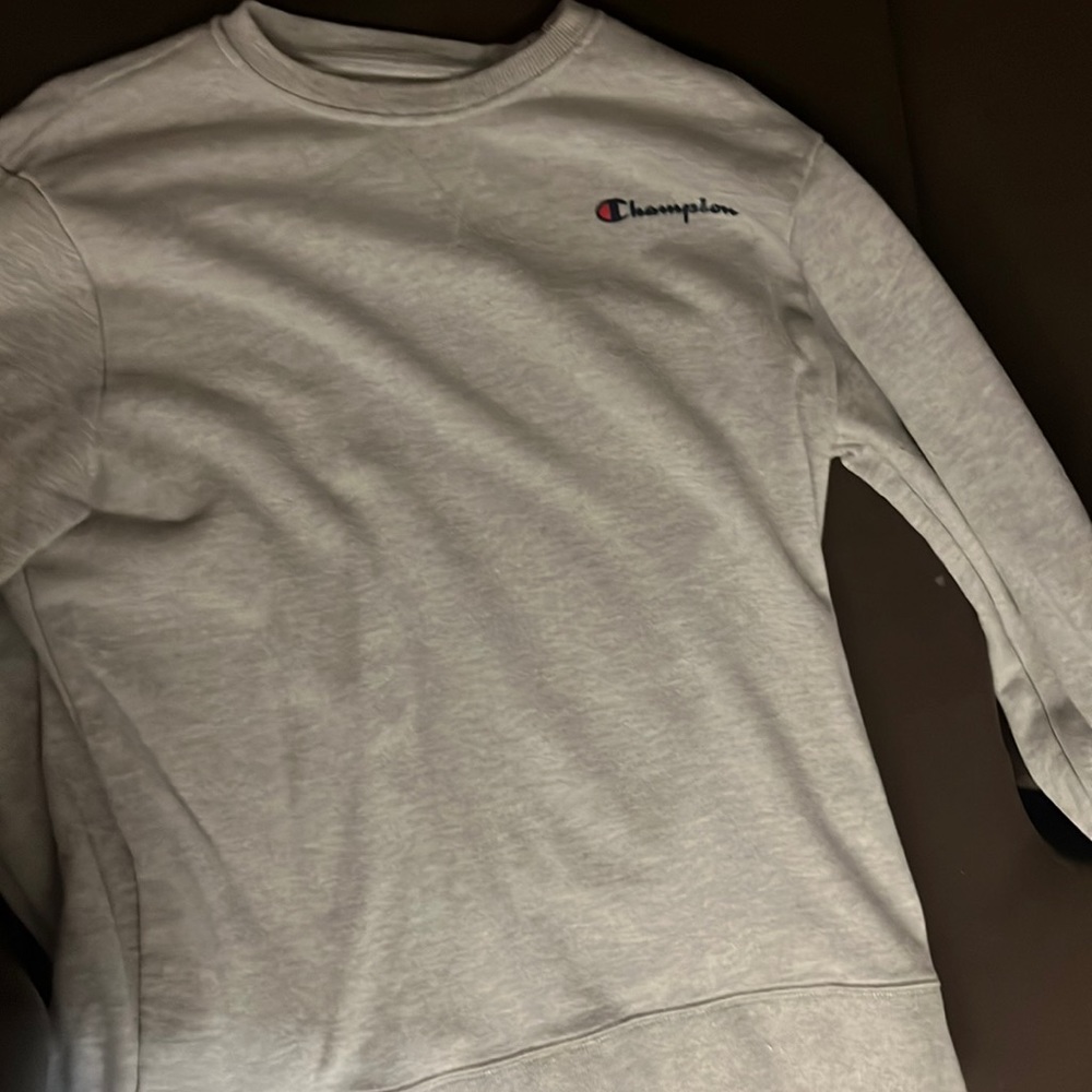 Grey champion crew neck